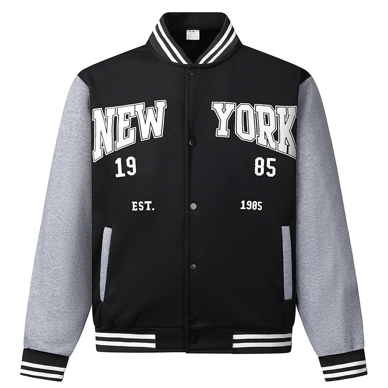 Street Style New York Fashion - เสื้อเบสบอลนิวยอร์ก ผู้ชาย ผู้หญิง แฟชั่นฮิปฮอป สไตล์อเมริกัน สำหรับฤดูใบไม้ร่วง