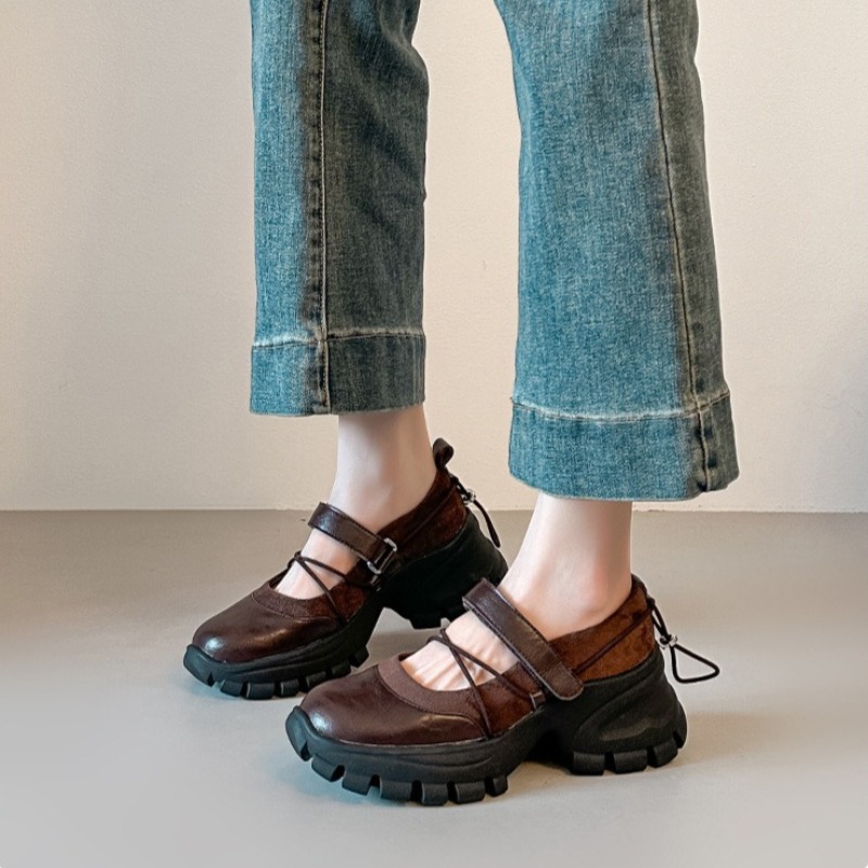 Street Fashion Women - ใหม่เรโทรบัลเลต์แมรี่เจนรองเท้าแฟชั่นพื้นนุ่มแบรนด์รองเท้าผ้าใบผู้หญิงและรองเท้าลำลองผู้หญิงรองเท้าแตะซาปาติญ่า เด มูเยร์