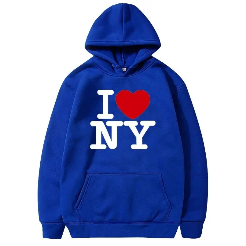 I Love New York พิมพ์ Hoodies  - Street Fashion In New York บทวิจารณ์และราคา