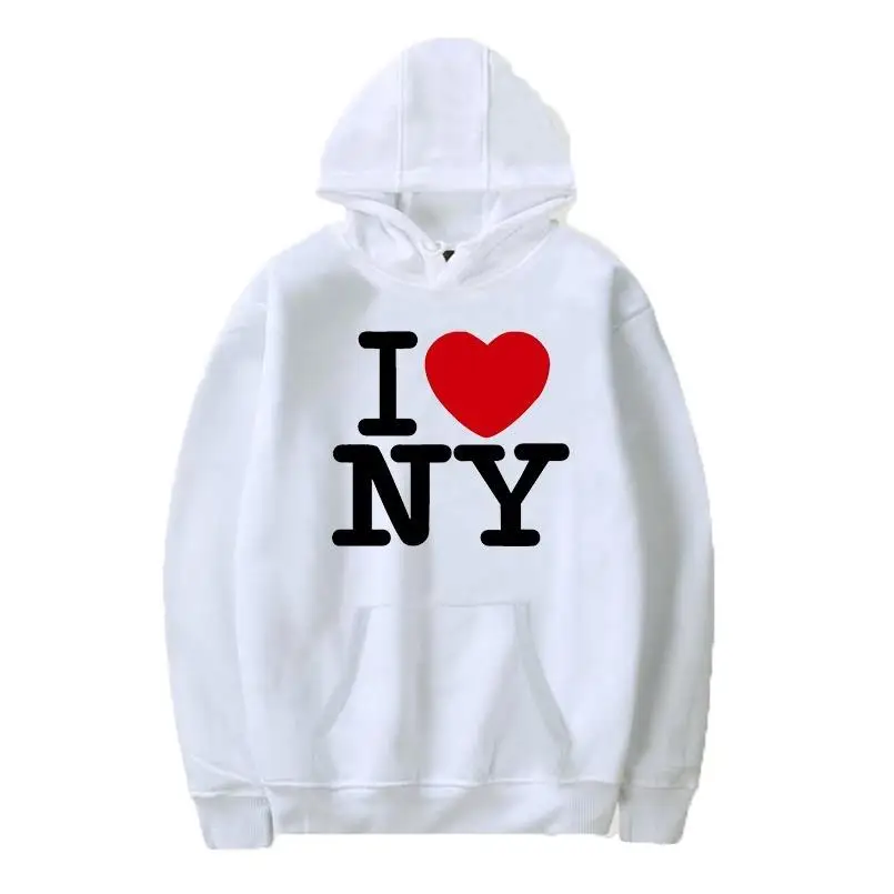 I Love New York พิมพ์ Hoodies  - Street Fashion In New York บทวิจารณ์และราคา