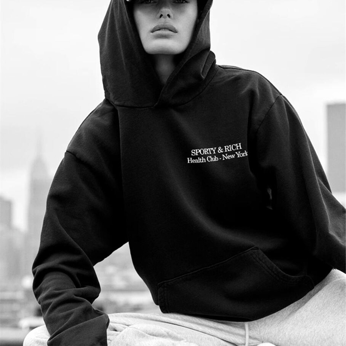 Health Club เสื้อมีฮู้ดโอเวอร์ - Street Fashion In New York บทวิจารณ์และราคา