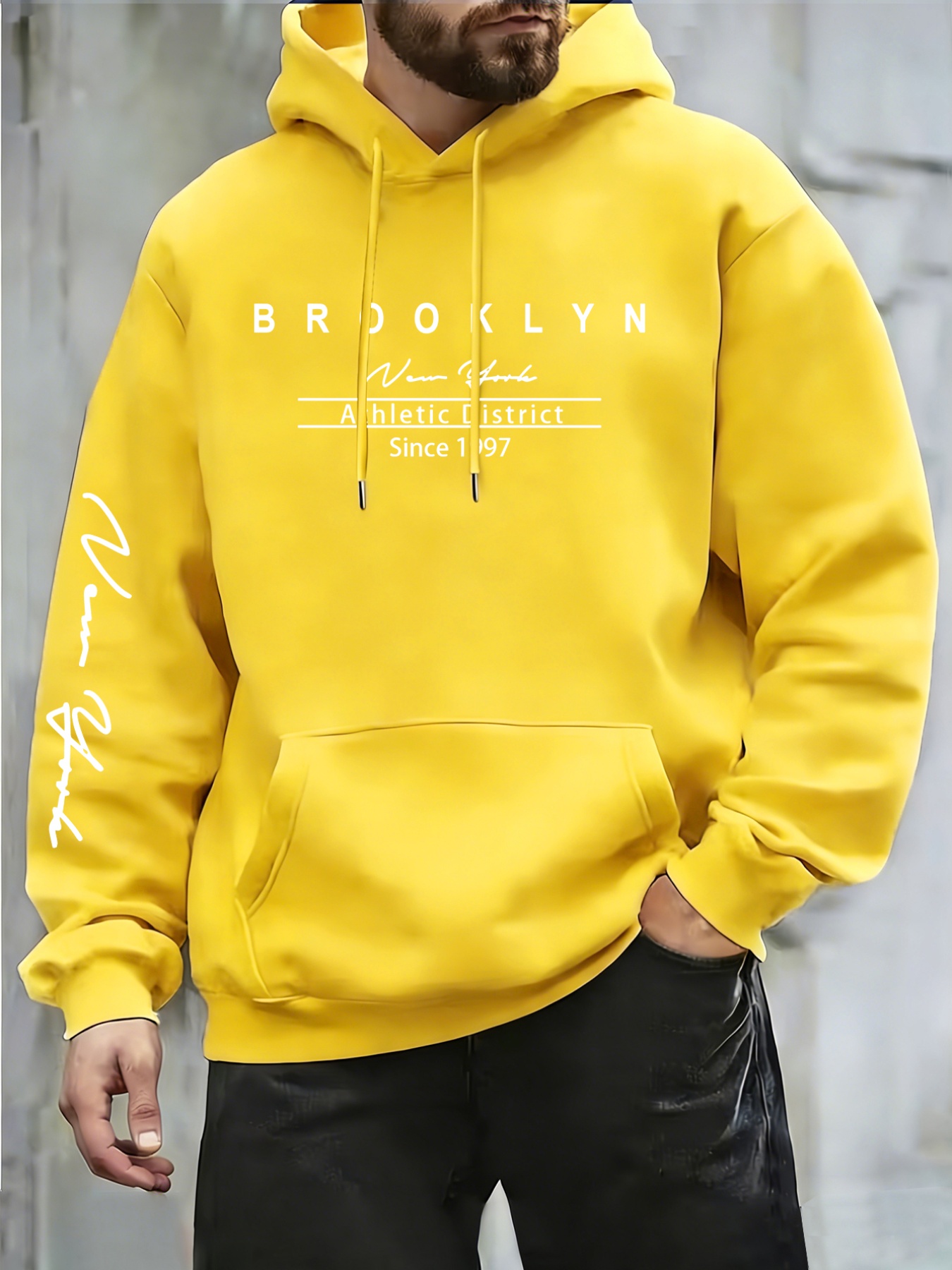 เสื้อฮู้ดดี้แฟชั่นผู้ชายสไตล์เ - Street Fashion In New York บทวิจารณ์และราคา