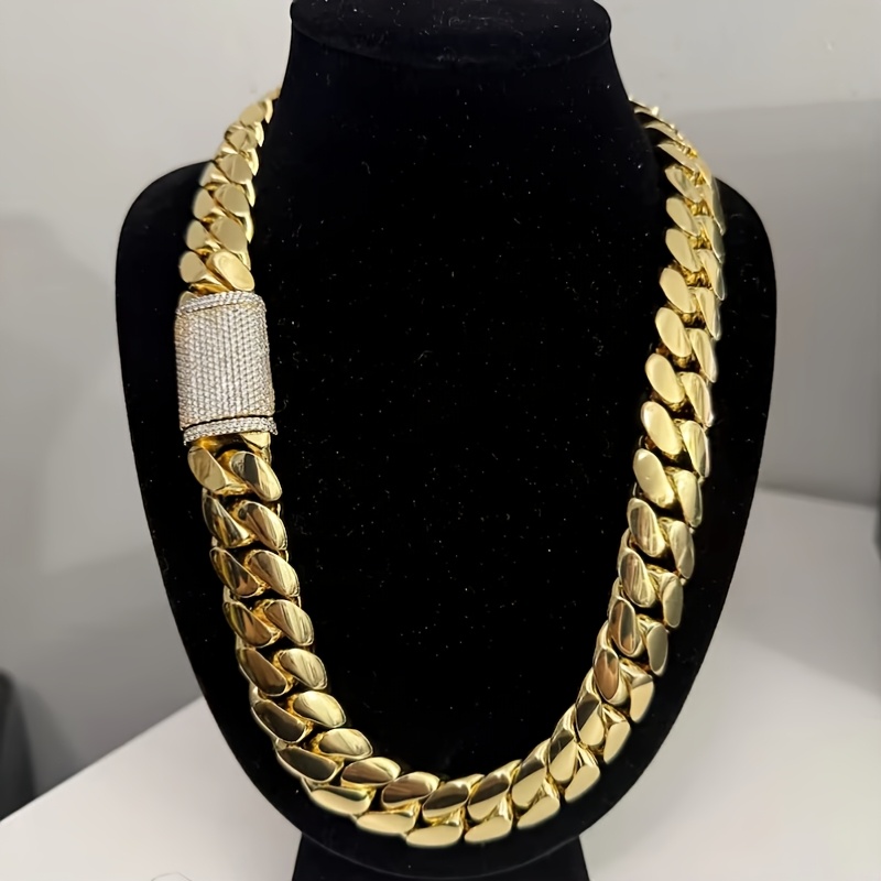 สร้อยคิวบาฮิปฮอปสำหรับผู้ชายขน - Street Fashion Blog บทวิจารณ์และราคา