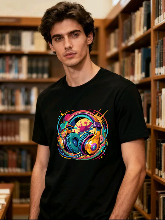 เสื้อยืดลายกราฟฟิตี้สีสันสดใส  - Street Fashion Graffiti บทวิจารณ์และราคา