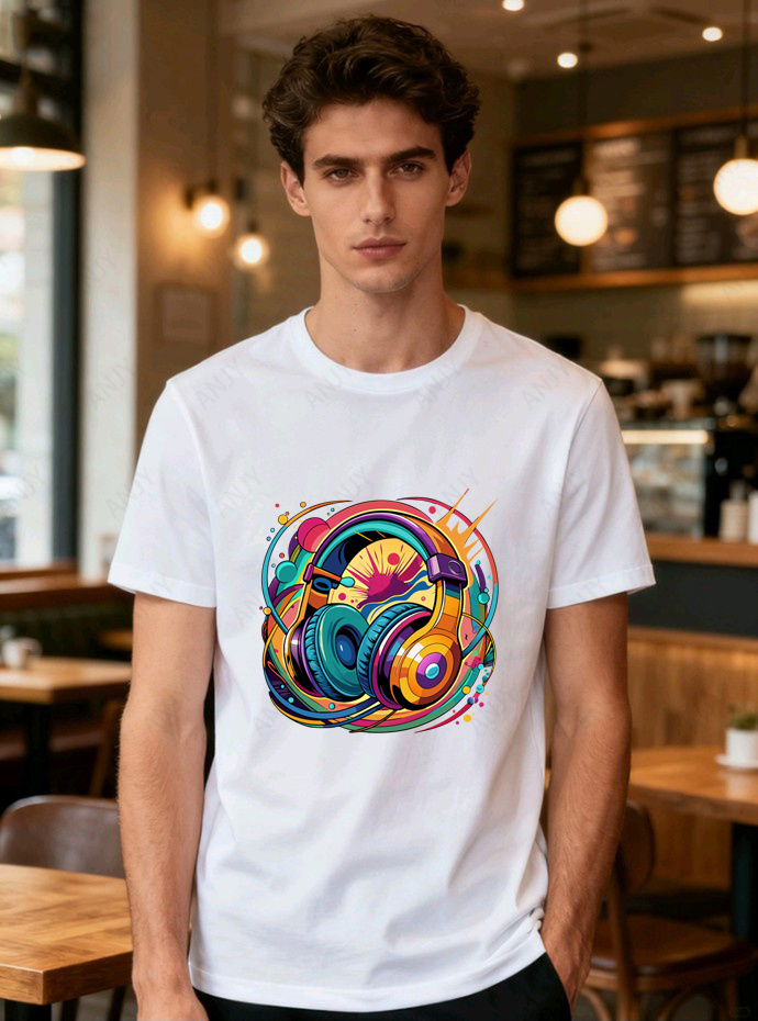 เสื้อยืดลายกราฟฟิตี้สีสันสดใส  - Street Fashion Graffiti บทวิจารณ์และราคา