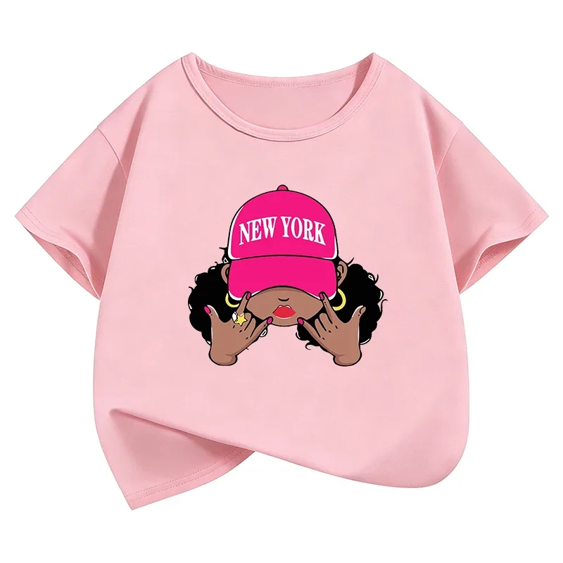 เสื้อยืดพิมพ์ลายการ์ตูนสาวผมหย - Street Style New York Fashion บทวิจารณ์และราคา
