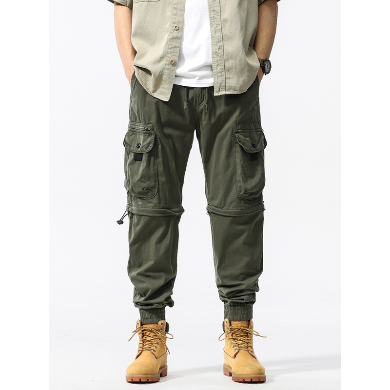 กางเกงแฟชั่นผู้ชายแบบถอดขาได้  - Street Fashion Style Male บทวิจารณ์และราคา