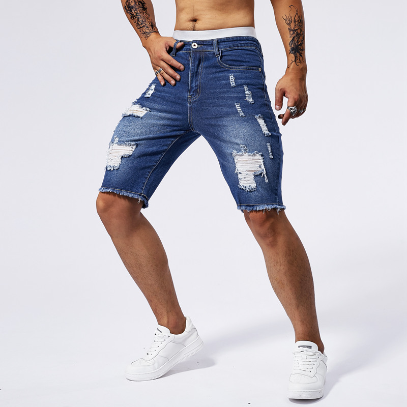 2025 ฤดูร้อนใหม่ผู้ชาย Ripped  - Street Fashion Brand บทวิจารณ์และราคา