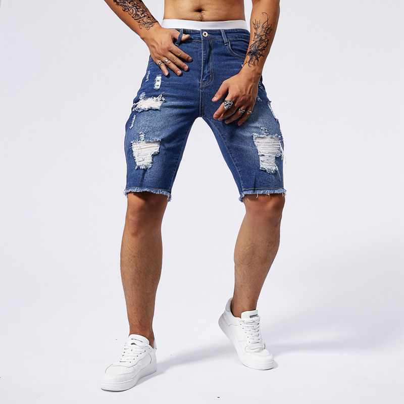 2025 ฤดูร้อนใหม่ผู้ชาย Ripped  - Street Fashion Brand บทวิจารณ์และราคา