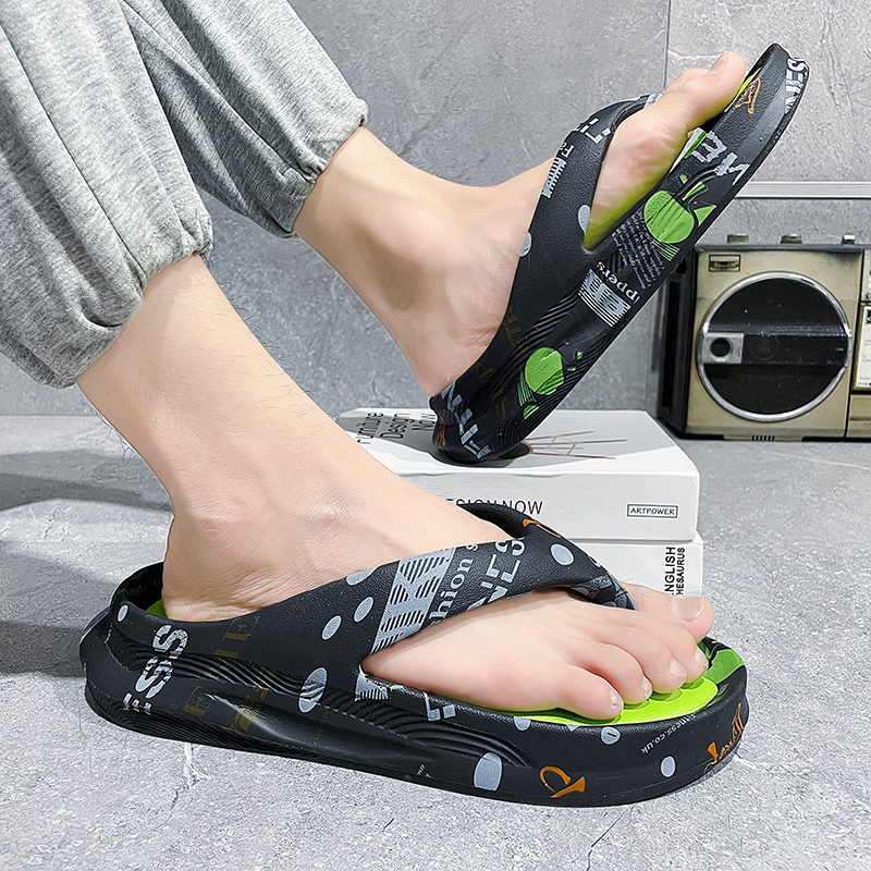 รองเท้าแตะชายหาดสำหรับผู้ชายมี - Street Fashion Style Male บทวิจารณ์และราคา