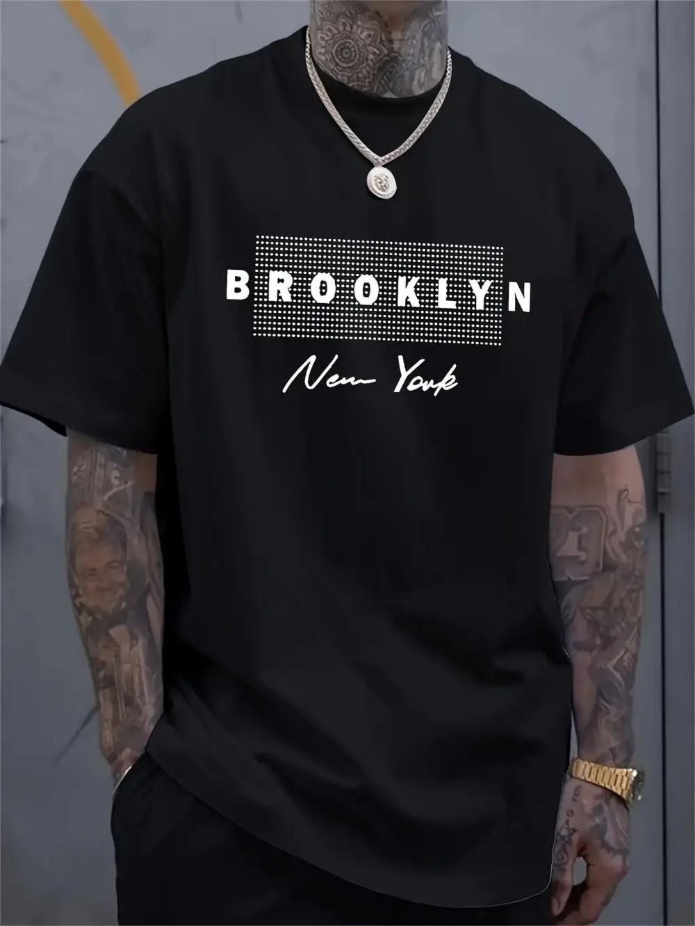 เสื้อยืดพิมพ์ลายตัวอักษรนิวยอร - Street Fashion In New York บทวิจารณ์และราคา