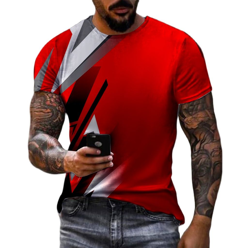ฤดูร้อนแฟชั่นเสื้อยืดผู้ชายลาย - Street Fashion Graffiti บทวิจารณ์และราคา