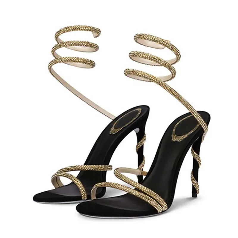 Eilyken แฟชั่นคริสตัล Stiletto - Street Fashion Women บทวิจารณ์และราคา