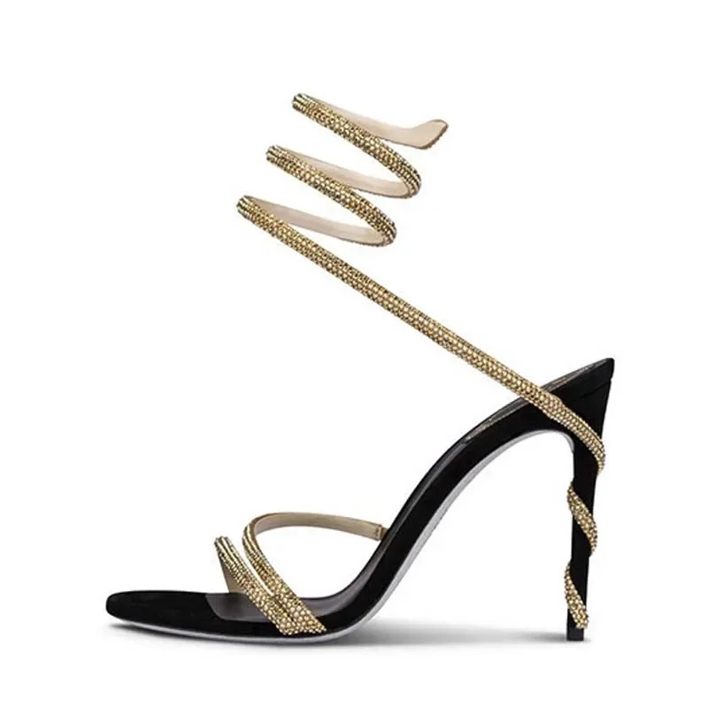 Eilyken แฟชั่นคริสตัล Stiletto - Street Fashion Women บทวิจารณ์และราคา