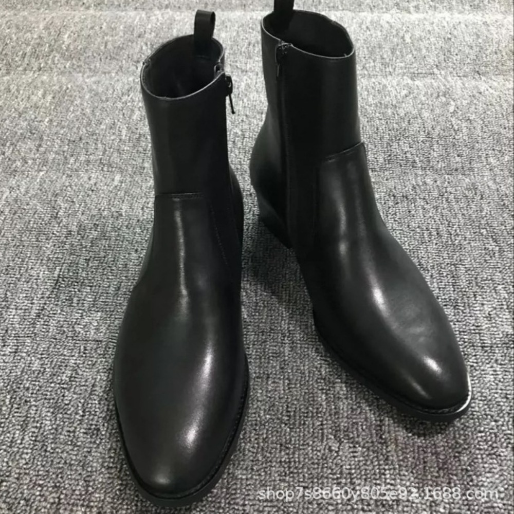 รองเท้าบูทผู้ชายใหม่ คุณภาพสูง - Street Fashion Brand บทวิจารณ์และราคา