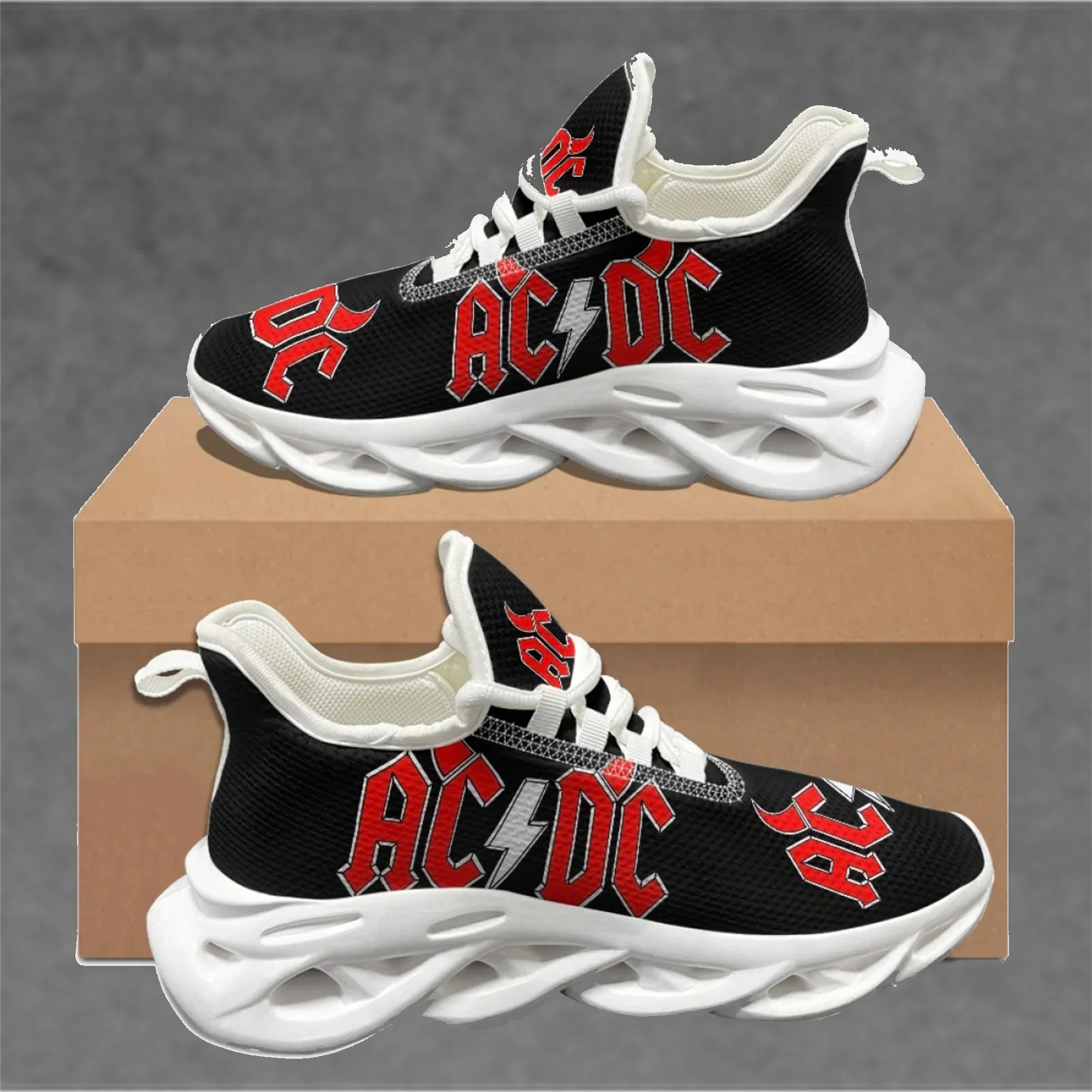 AC ร็อคแบนด์ดีไซน์แฟชั่นรองเท้ - Street Fashion Trends บทวิจารณ์และราคา