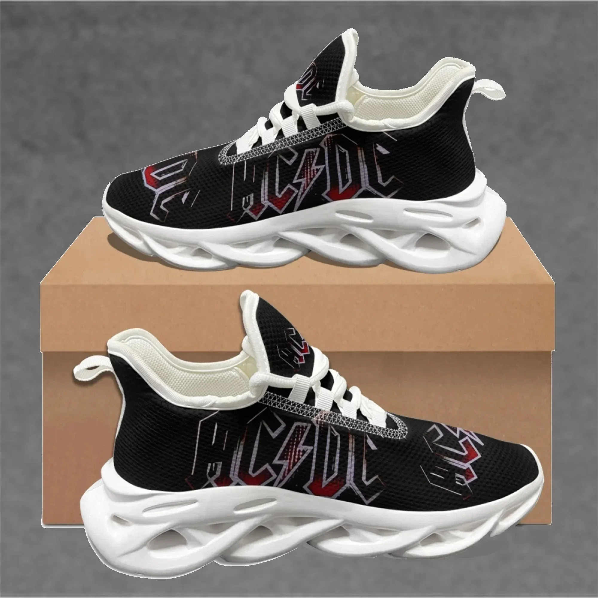 AC ร็อคแบนด์ดีไซน์แฟชั่นรองเท้ - Street Fashion Trends บทวิจารณ์และราคา