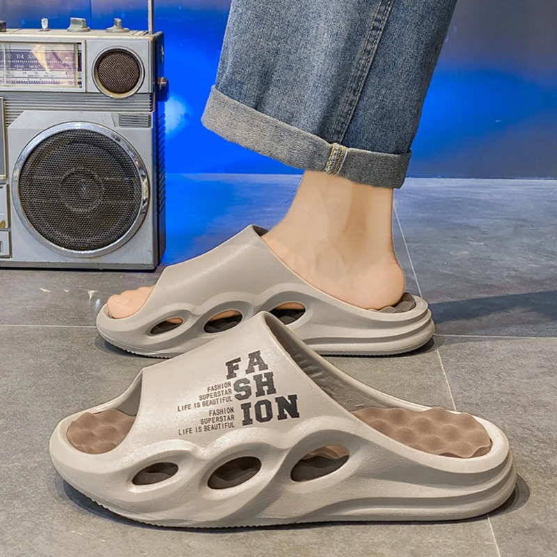รองเท้าแตะนวดผู้ชาย แฟชั่นสำหร - Street Fashion Style Male บทวิจารณ์และราคา