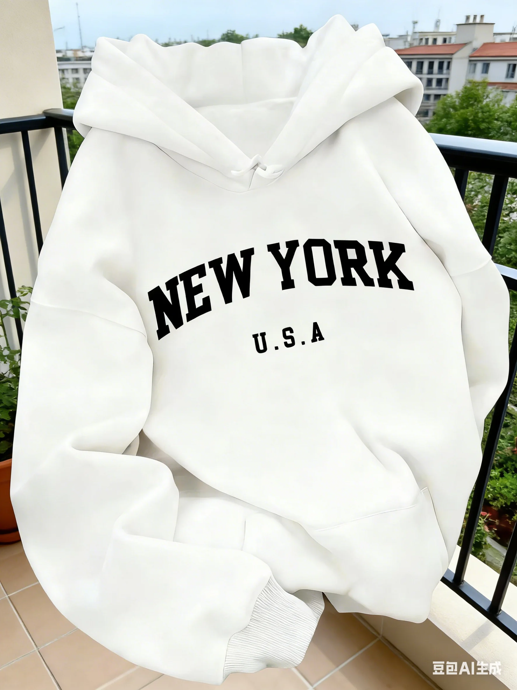 เสื้อฮู้ดผู้หญิง สไตล์ลำลอง ตั - Street Style New York Fashion บทวิจารณ์และราคา
