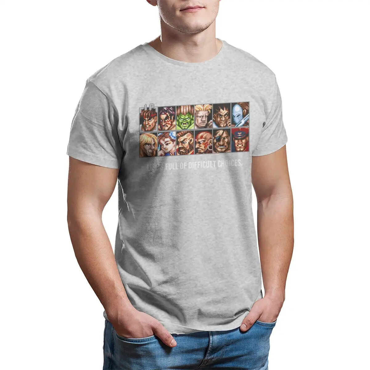 เสื้อยืดพิมพ์ลายพิกเซลอาร์ตวิด - Street Fashion Videos บทวิจารณ์และราคา