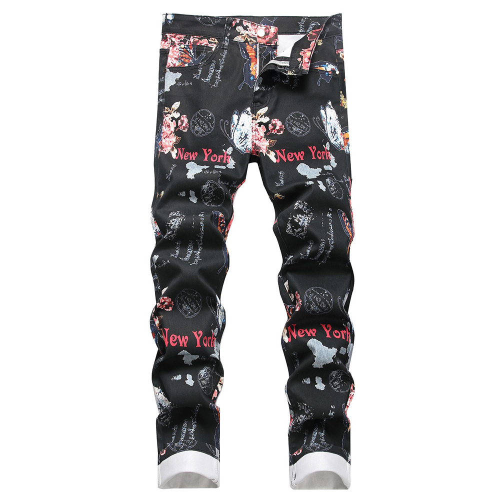 กางเกงยีนส์พิมพ์ลายดิจิทัลสำหร - Street Fashion In New York บทวิจารณ์และราคา