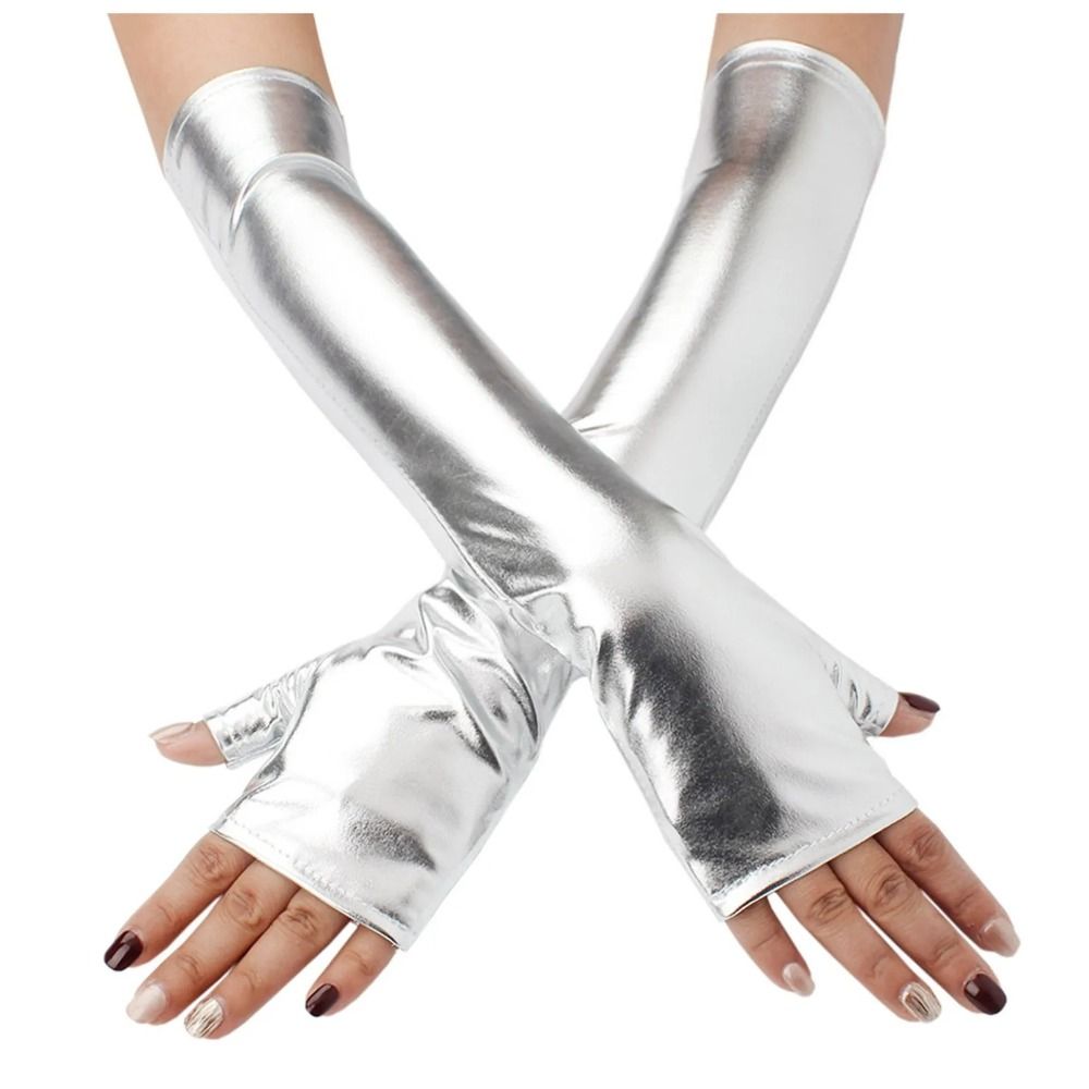 ถุงมือหนังเทียมเมทัลลิกเซ็กซี่ - Street Fashion Gloves บทวิจารณ์และราคา