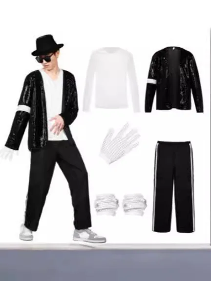 ชุดคอสเพลย์ไมเคิล แจ็คสัน สำหร - Street Fashion Gloves บทวิจารณ์และราคา