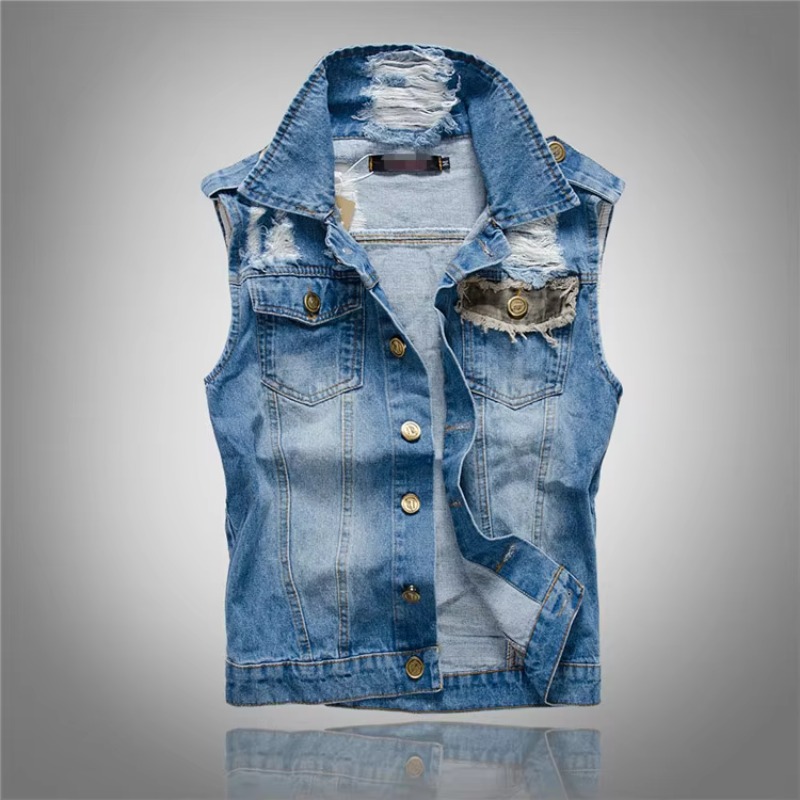 ผู้ชาย Slim Denim เสื้อแจ็คเก็ - Street Fashion Style Male บทวิจารณ์และราคา