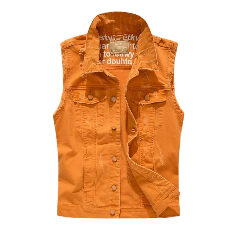 ผู้ชาย Slim Denim เสื้อแจ็คเก็ - Street Fashion Style Male บทวิจารณ์และราคา
