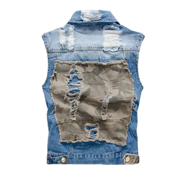 ผู้ชาย Slim Denim เสื้อแจ็คเก็ - Street Fashion Style Male บทวิจารณ์และราคา