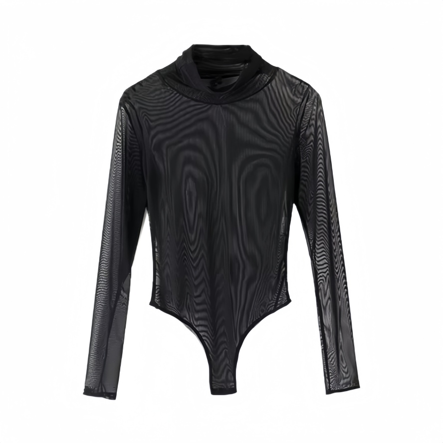 FREEAUCE ใหม่แขนยาวชิ้นเดียวตา - Mesh Top Layering บทวิจารณ์และราคา