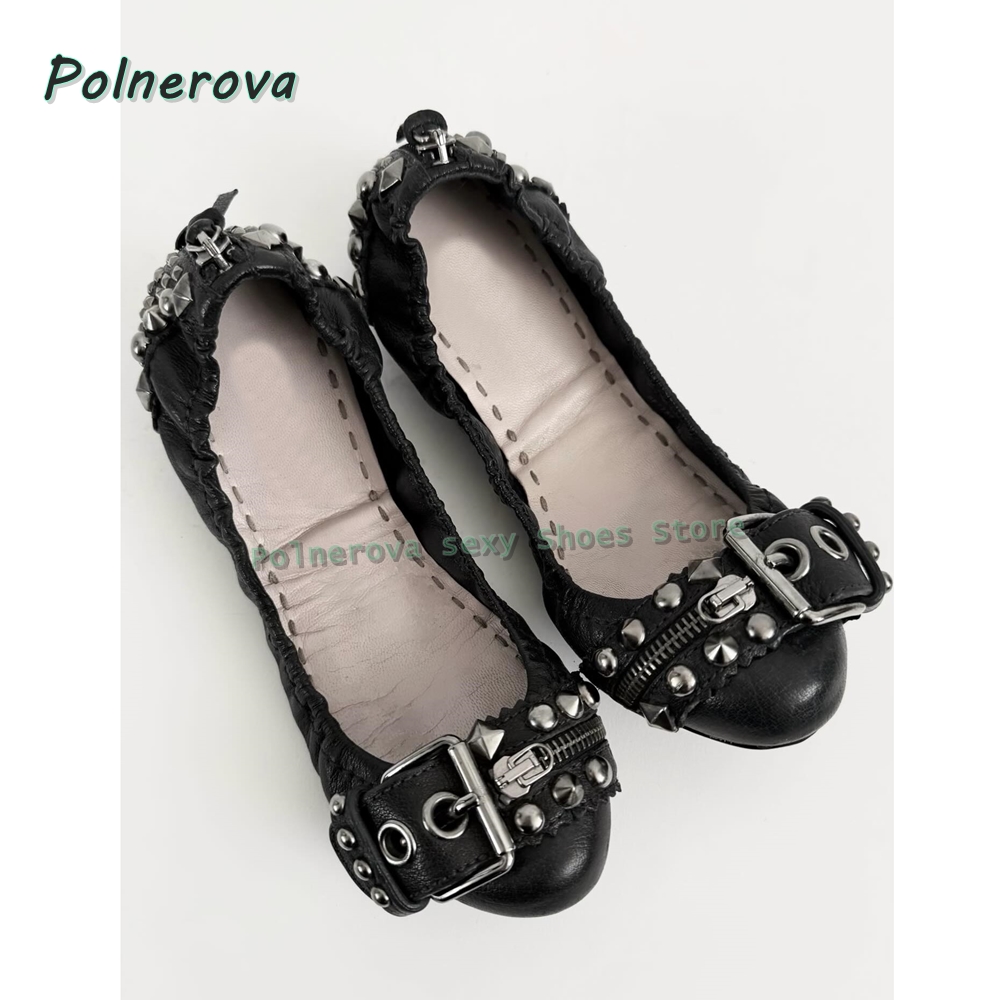 รองเท้าส้นเตี้ยแบบมีซิปประดับต - Street Fashion Women บทวิจารณ์และราคา