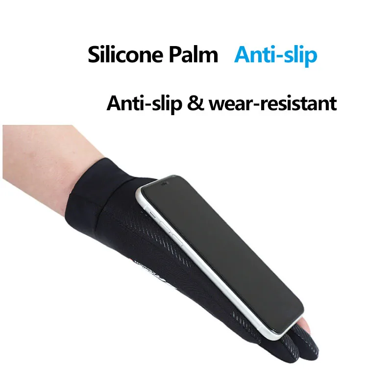 ผู้ชายฤดูร้อนผ้าไหมน้ําแข็งขี่ - Street Fashion Gloves บทวิจารณ์และราคา