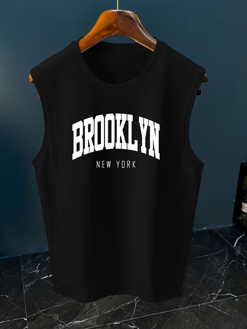 เสื้อกล้ามพิมพ์ลายตัวอักษร Par - Street Fashion In Paris บทวิจารณ์และราคา