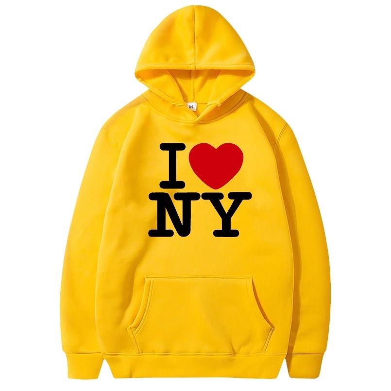 ฉันรักนิวยอร์ก เสื้อฮู้ดผู้ชาย - Street Fashion In New York บทวิจารณ์และราคา
