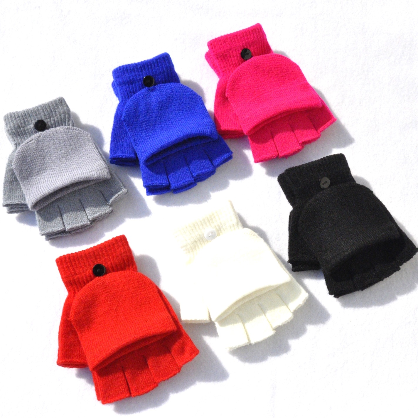 ถักเคสแบบพับปิดได้ครึ่ง Finger - Street Fashion Gloves บทวิจารณ์และราคา