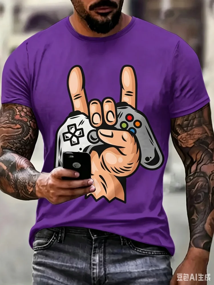 เสื้อยืดแฟชั่นผู้ชายลายกราฟิกค - Street Fashion Videos บทวิจารณ์และราคา