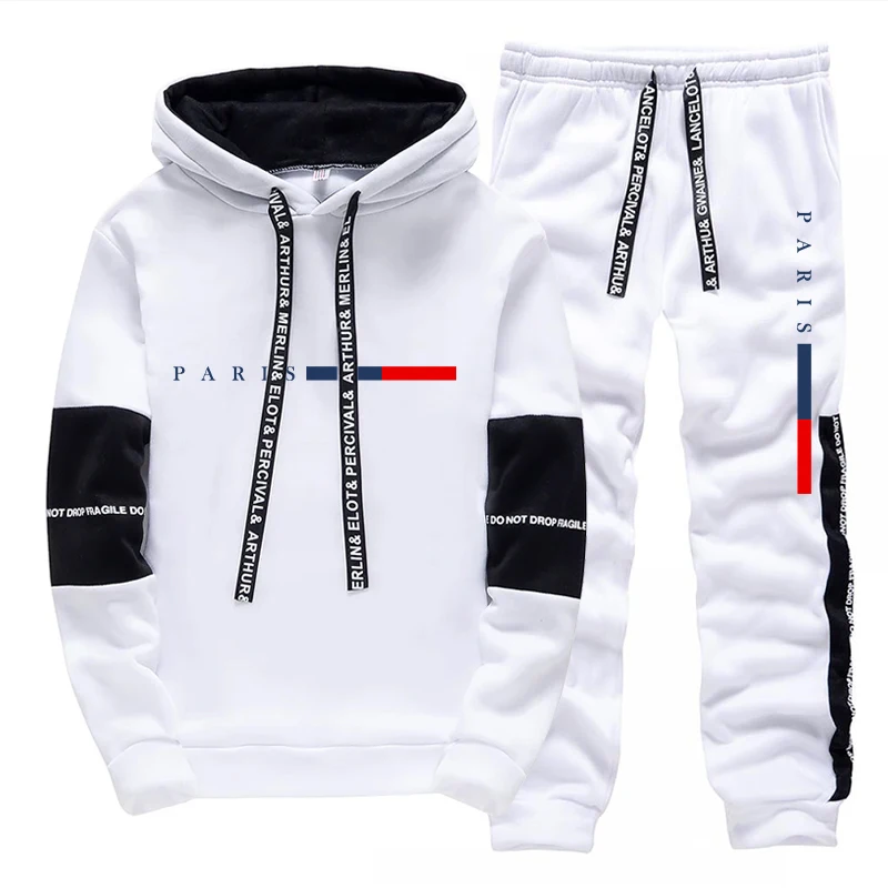 ชุดเซ็ตผู้ชาย/เสื้อฮู้ด/กางเกง - Street Fashion In Paris บทวิจารณ์และราคา