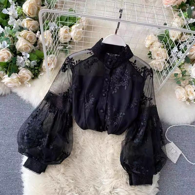 เสื้อผ้าผู้หญิงสไตล์วินเทจฝรั่ - Mesh Top Layering บทวิจารณ์และราคา