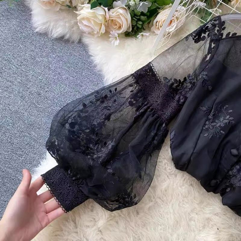 เสื้อผ้าผู้หญิงสไตล์วินเทจฝรั่ - Mesh Top Layering บทวิจารณ์และราคา