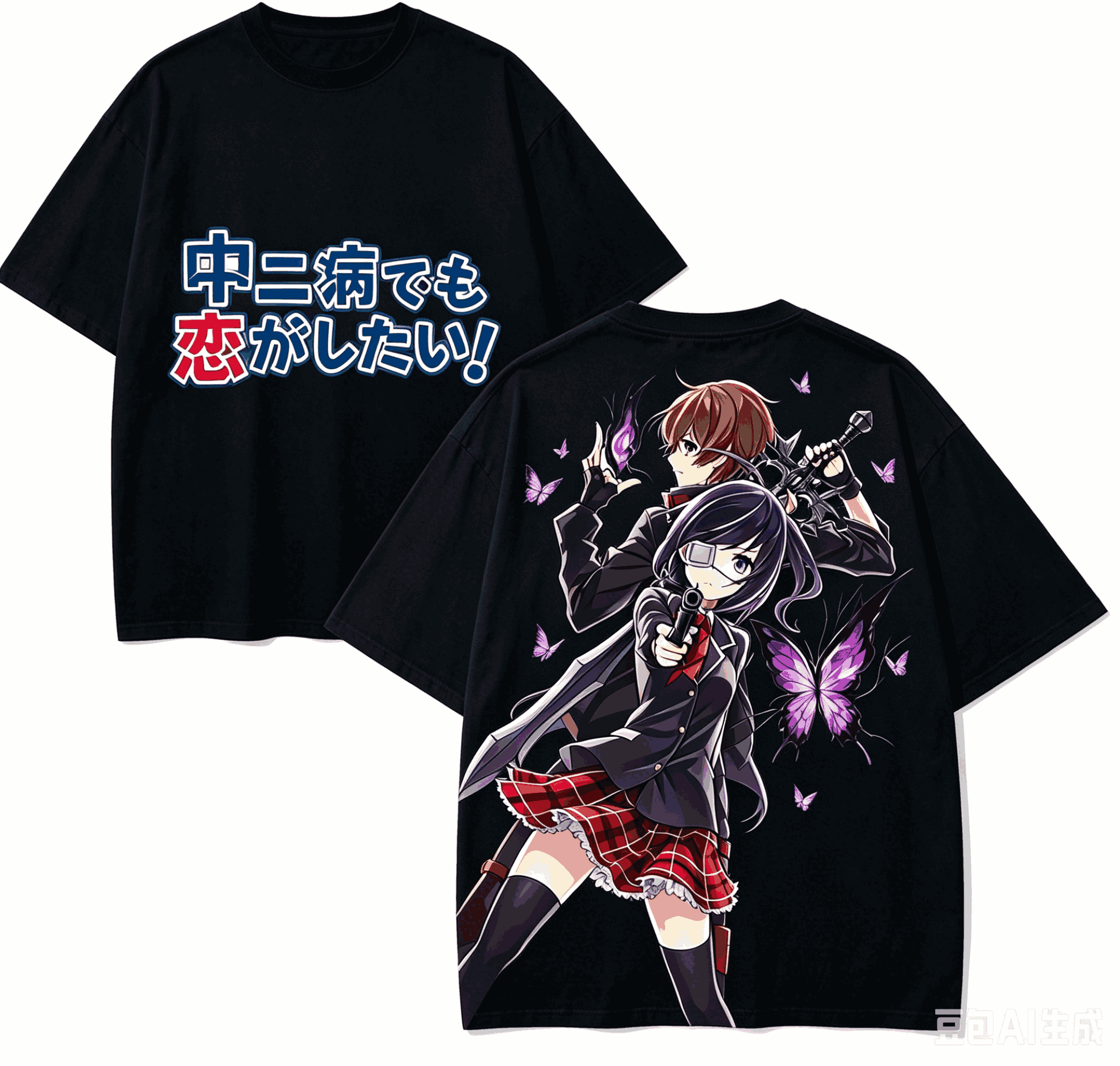 เสื้อยืดลาย Love, Chunibyo & O - Street Fashion Model บทวิจารณ์และราคา