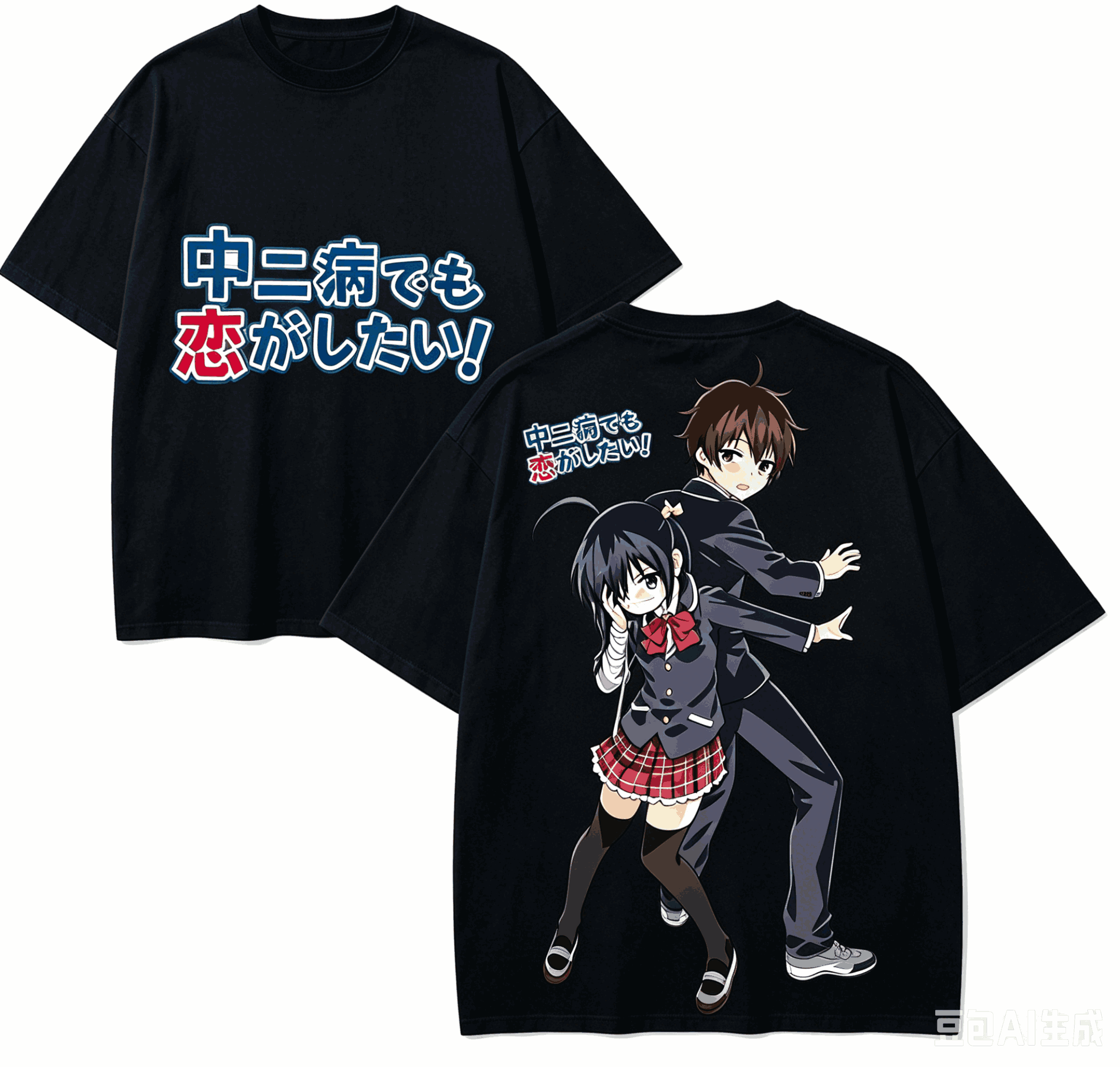 เสื้อยืดลาย Love, Chunibyo & O - Street Fashion Model บทวิจารณ์และราคา