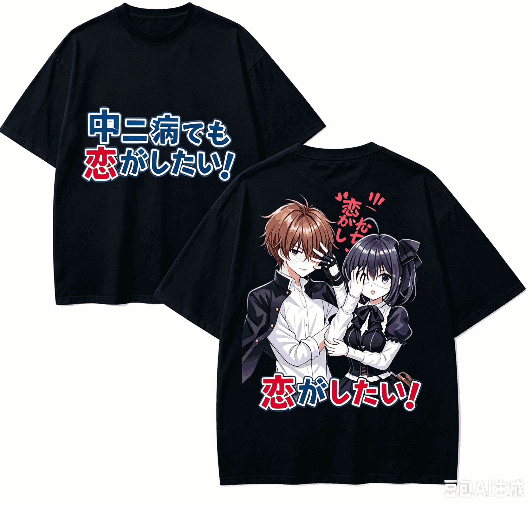 เสื้อยืดลาย Love, Chunibyo & O - Street Fashion Model บทวิจารณ์และราคา
